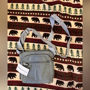 Light Gray Crossbody Bag for Women
